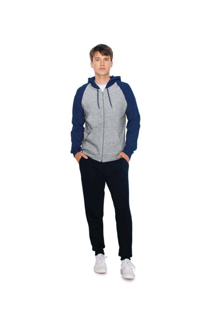 AA5497 UNISEX CALIFORNIA FLEECE ZIP HOODED SWEATSHIRT – Obrázok 4