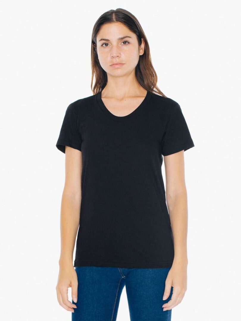 AABB301 WOMEN'S POLY-COTTON SHORT SLEEVE T-SHIRT