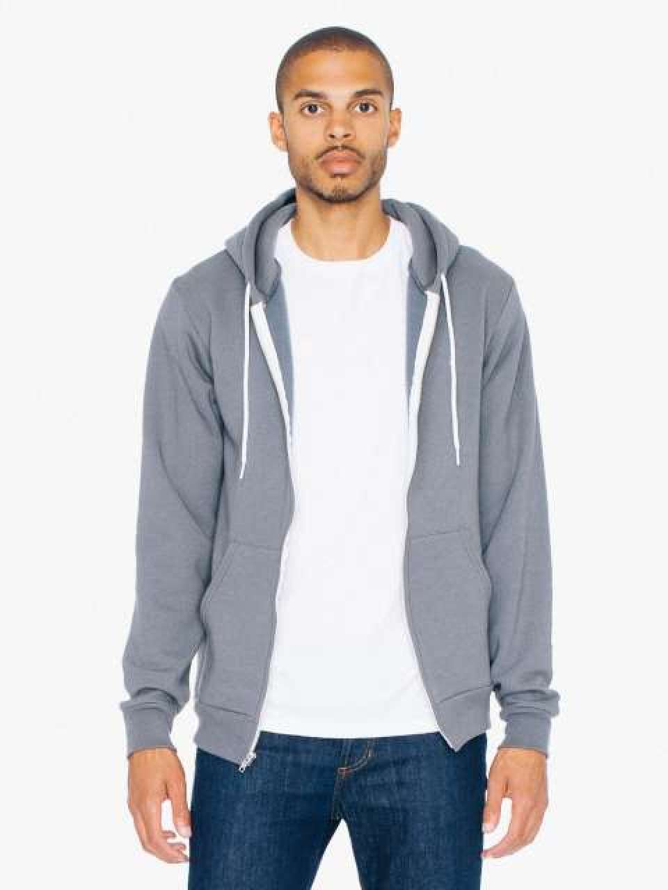 AAF497 UNISEX FLEX FLEECE ZIP HOODIE – Obrázok 2