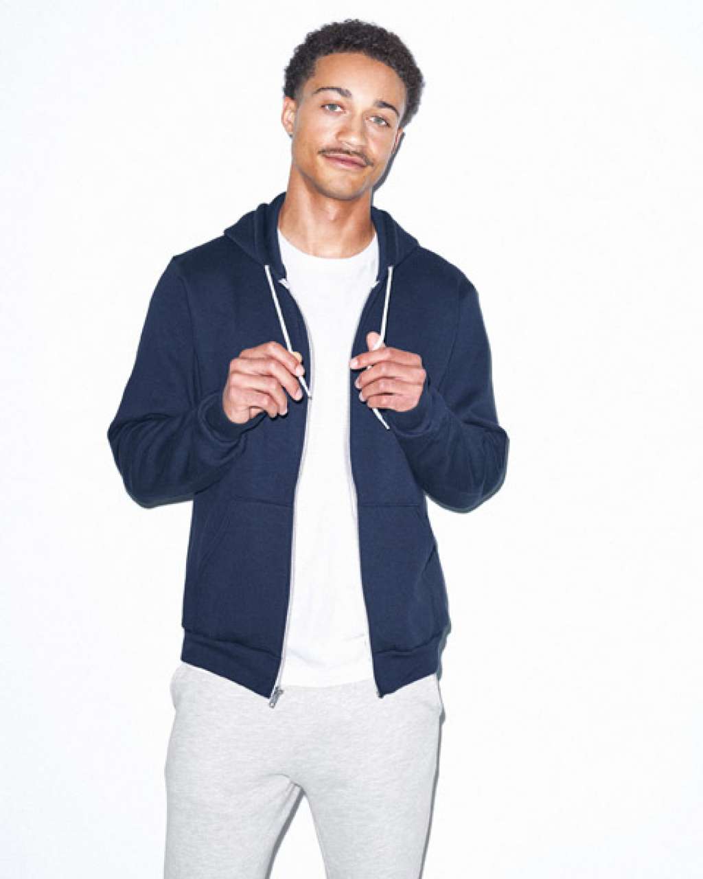 AAF497 UNISEX FLEX FLEECE ZIP HOODIE – Obrázok 6