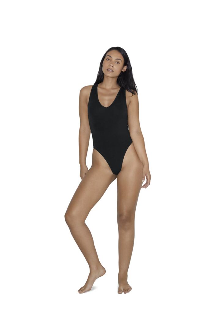 AARSA8336 WOMEN'S COTTON SPANDEX TANK THONG BODYSUIT – Obrázok 4