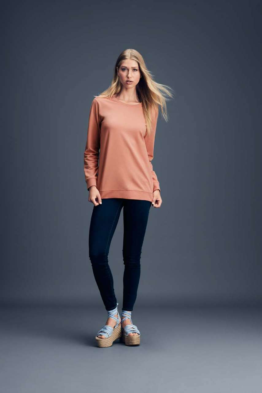 AN73000 UNISEX LIGHT TERRY CREW – Obrázok 5
