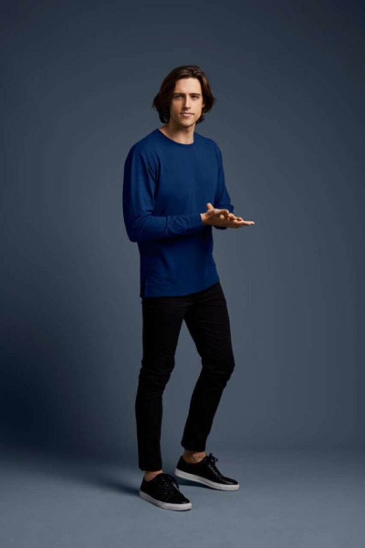 AN73000 UNISEX LIGHT TERRY CREW – Obrázok 10