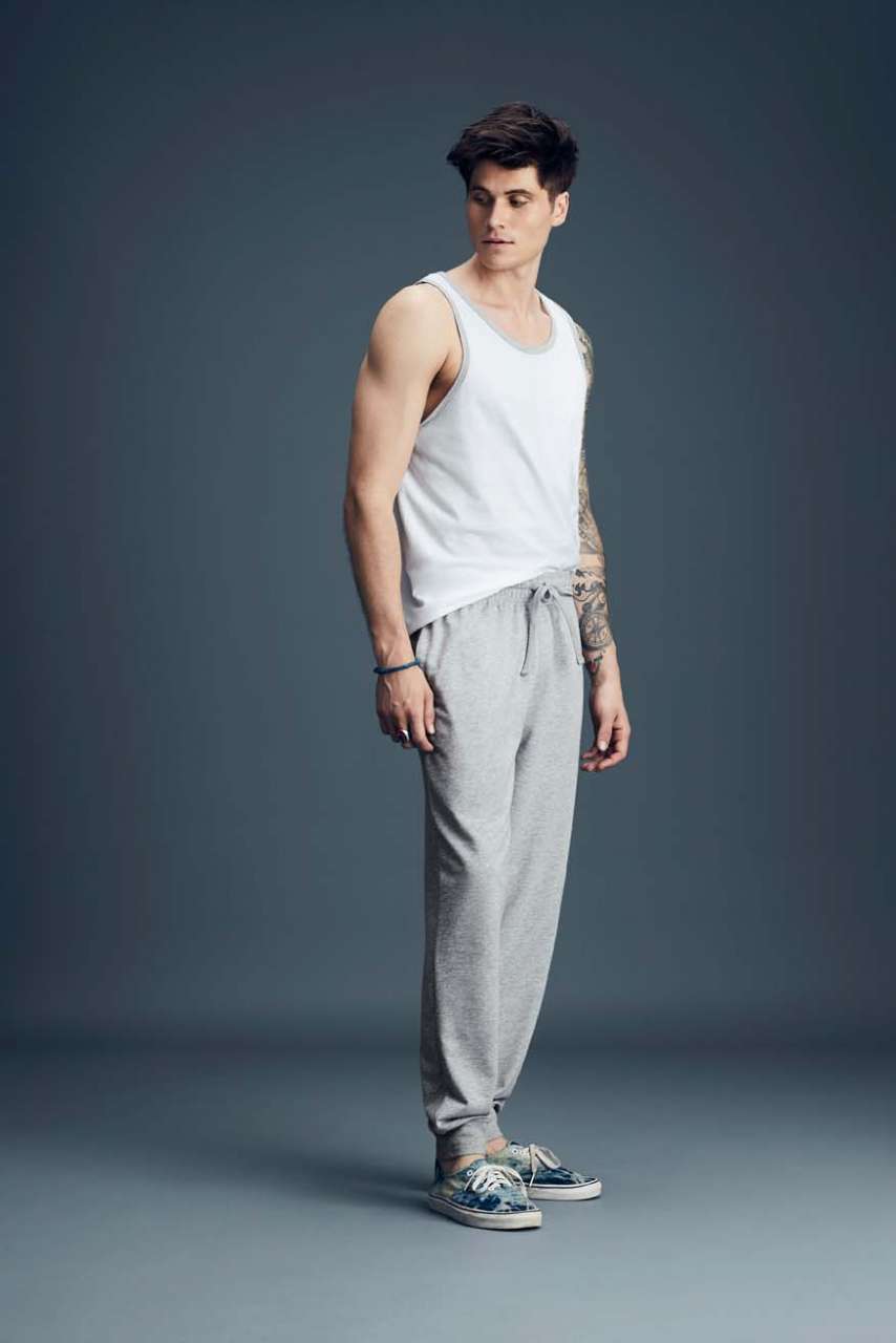 AN73120 UNISEX LIGHT TERRY JOGGER – Obrázok 3