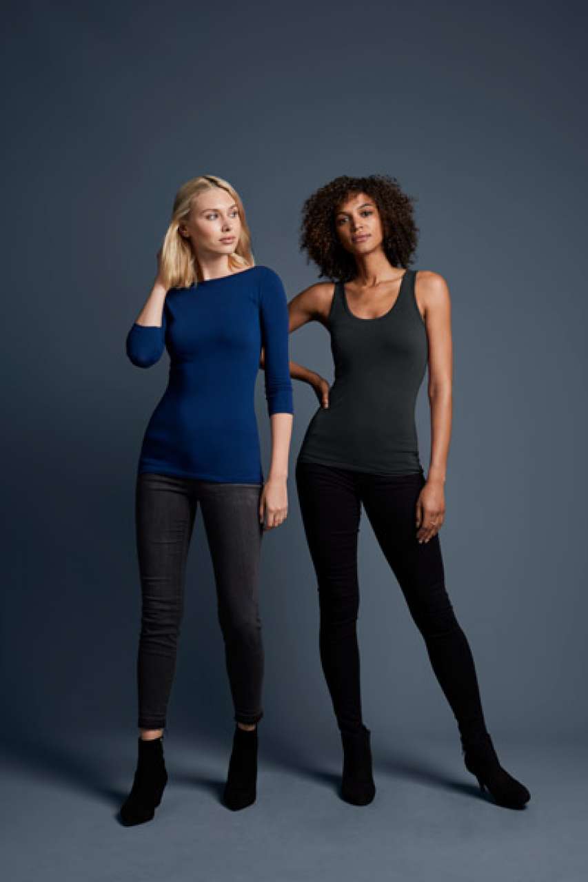 ANL2455 WOMEN'S STRETCH 3/4 SLEEVE TEE – Obrázok 2