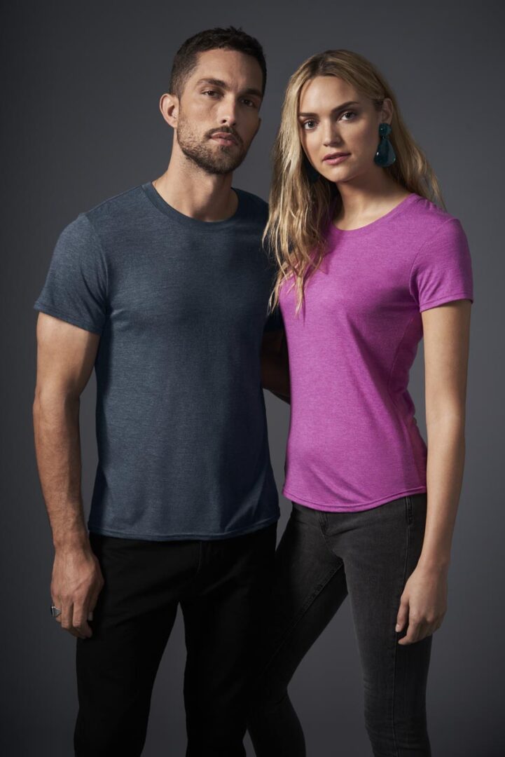ANL6750 WOMEN'S TRI-BLEND TEE – Obrázok 2