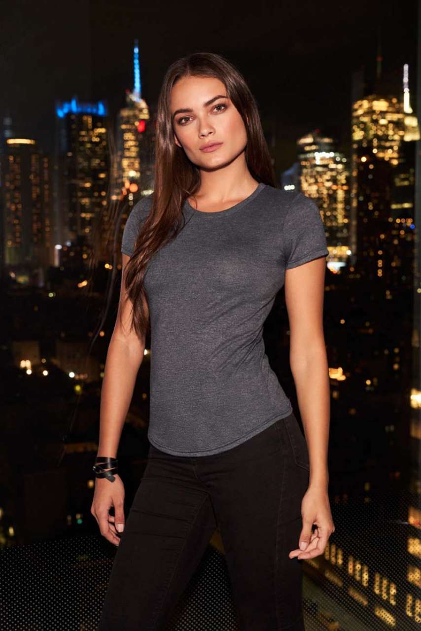 ANL6750 WOMEN'S TRI-BLEND TEE – Obrázok 4