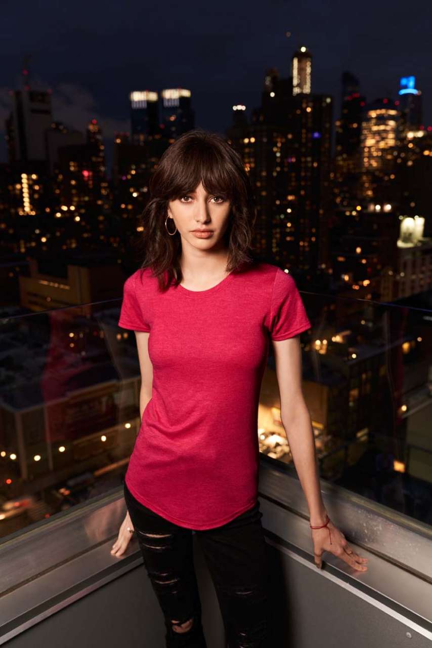 ANL6750 WOMEN'S TRI-BLEND TEE – Obrázok 5
