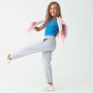 AWJH072J KIDS CUFFED JOGPANTS