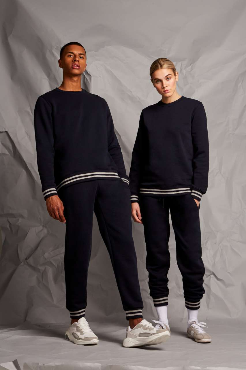 FR840 SWEAT WITH STRIPE CUFFS – Obrázok 3