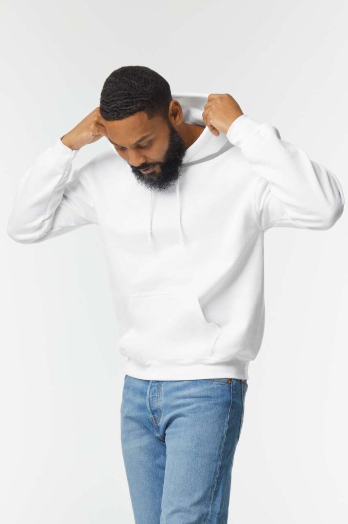GI12500 DRYBLEND® ADULT HOODED SWEATSHIRT – Obrázok 4