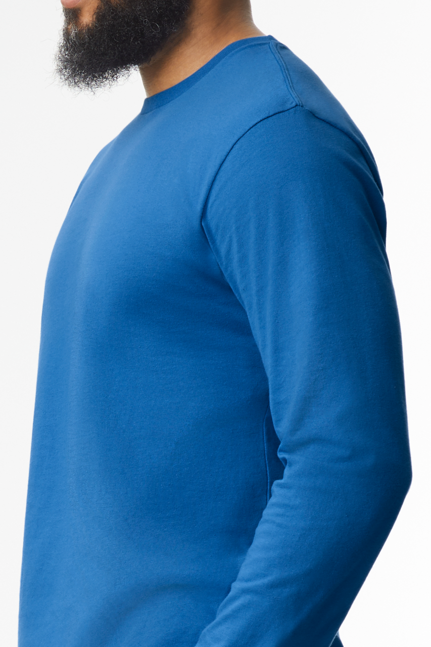 GI64400 SOFTSTYLE® ADULT LONG SLEEVE T-SHIRT – Obrázok 3