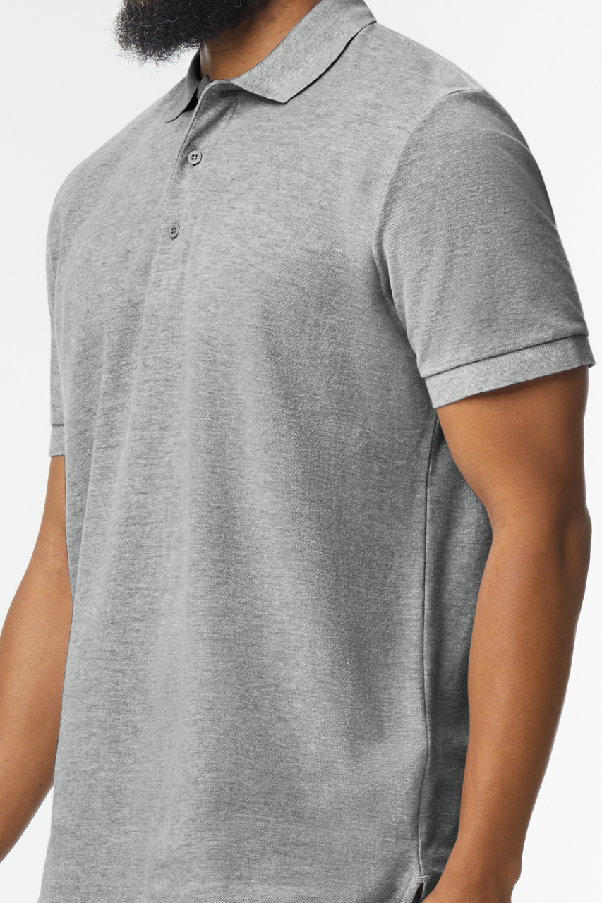 GI85800 PREMIUM COTTON® ADULT DOUBLE PIQUÉ POLO – Obrázok 3
