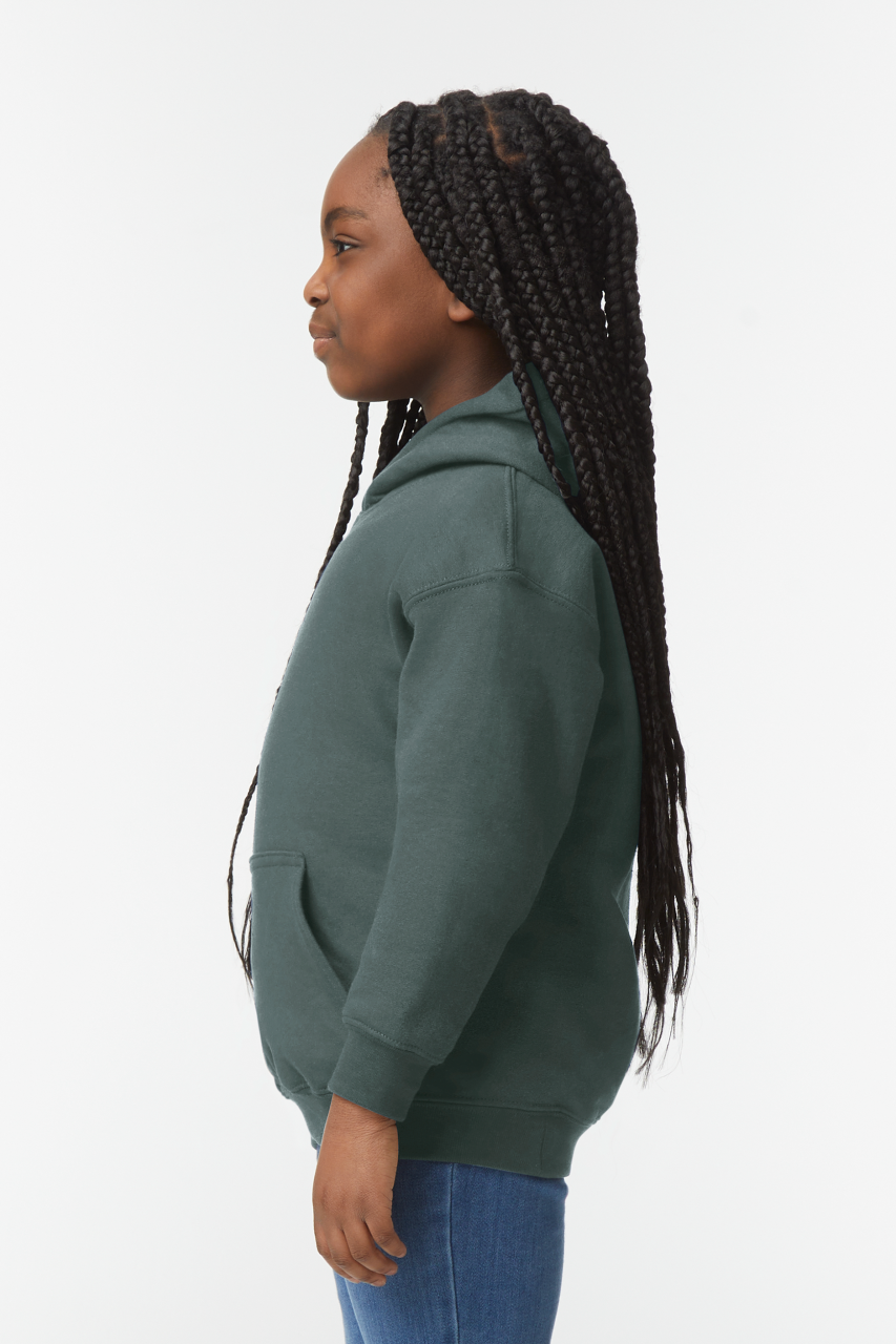 GIB18500 HEAVY BLEND™ YOUTH HOODED SWEATSHIRT – Obrázok 3