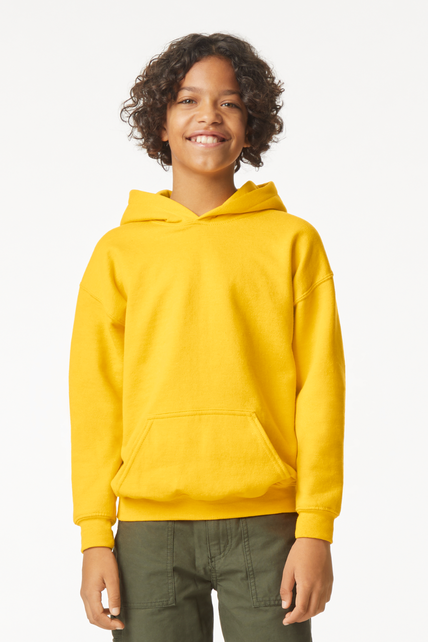 GIBSF500 SOFTSTYLE® MIDWEIGHT FLEECE YOUTH HOODIE – Obrázok 2
