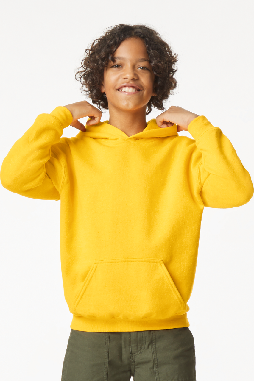 GIBSF500 SOFTSTYLE® MIDWEIGHT FLEECE YOUTH HOODIE – Obrázok 5