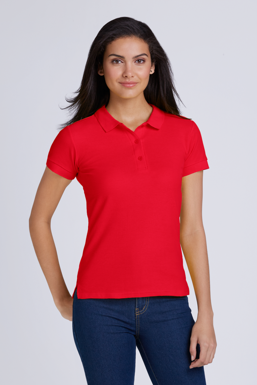 GIL85800 PREMIUM COTTON® LADIES' DOUBLE PIQUÉ POLO