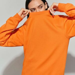 UNISEX BASIC ROUND NECK TUBULAR SWEATSHIRT