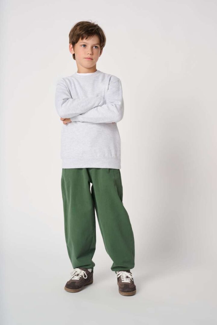 KIDS' BASIC ROUND NECK SWEATSHIRT – Obrázok 6