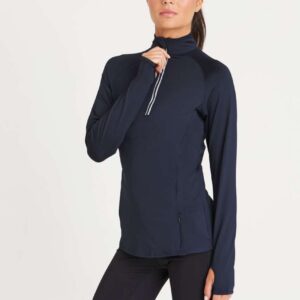 JC035 WOMEN'S COOL FLEX 1/2 ZIP TOP