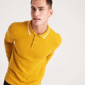 JP103 LONG SLEEVE TIPPED 100 POLO