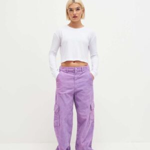 JT016 WOMEN'S L/S CROPPED T