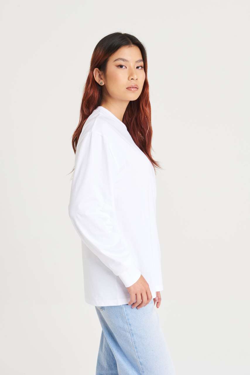 JT019 OVERSIZE 100 LONG SLEEVE T – Obrázok 3