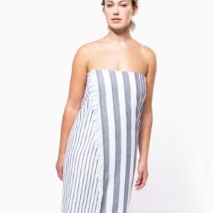 KA132 STRIPED FRINGED FOUTA