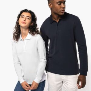 MEN’S ORGANIC 180 PIQUÉ POLO SHIRT LONG SLEEVES