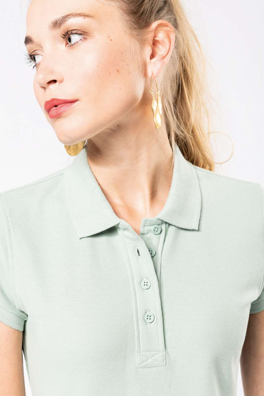 KA210 LADIES’ ORGANIC PIQUÉ SHORT-SLEEVED POLO SHIRT – Obrázok 3