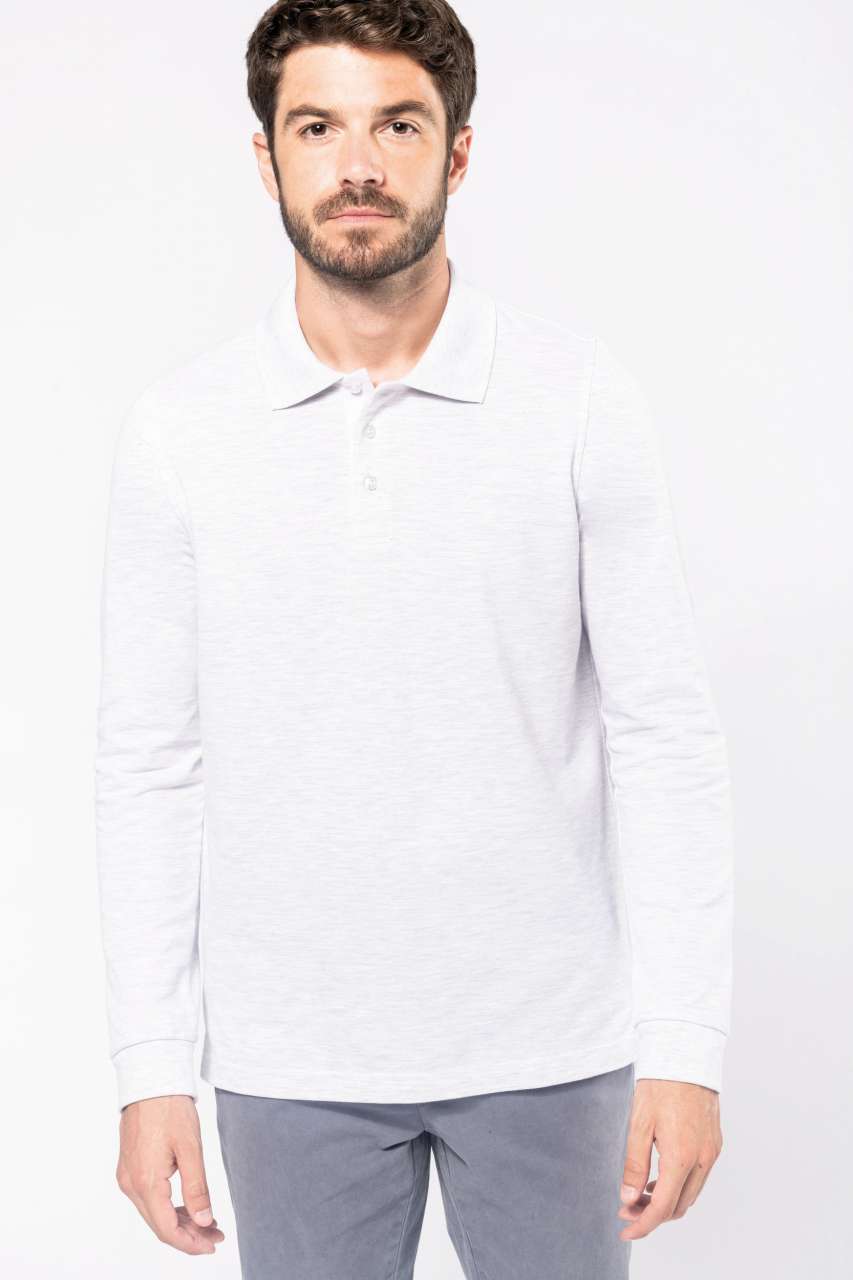 KA243 MEN'S LONG-SLEEVED POLO SHIRT