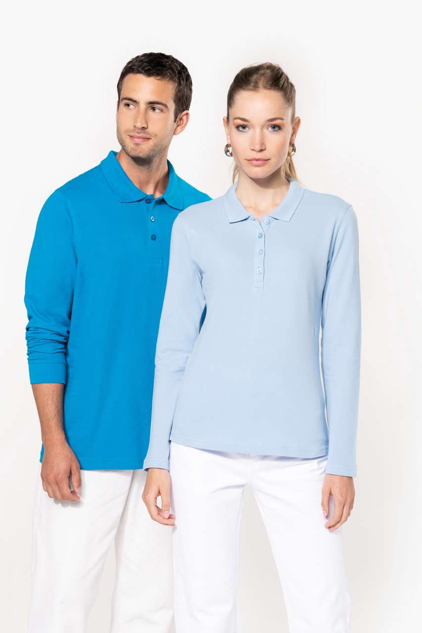 KA257 LADIES’ LONG-SLEEVED PIQUÉ POLO SHIRT – Obrázok 6