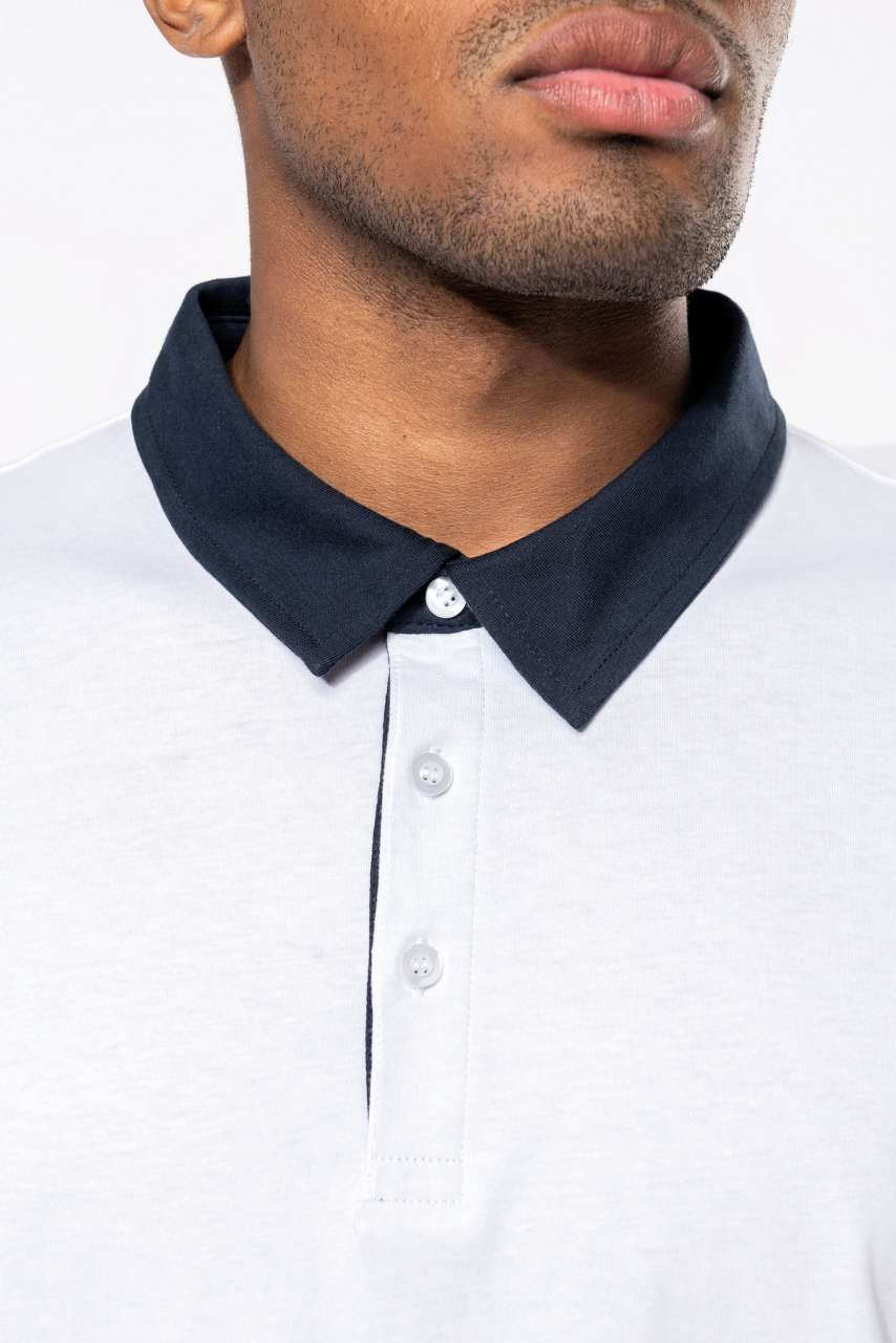 KA260 MEN'S TWO-TONE JERSEY POLO SHIRT – Obrázok 4