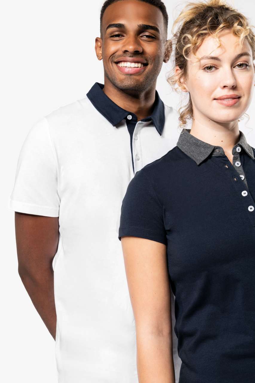 KA260 MEN'S TWO-TONE JERSEY POLO SHIRT – Obrázok 5
