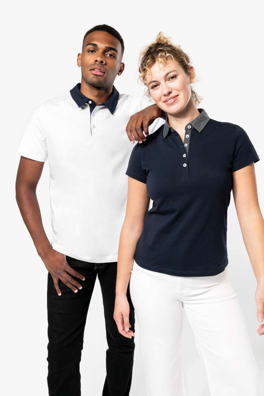 KA260 MEN'S TWO-TONE JERSEY POLO SHIRT – Obrázok 6