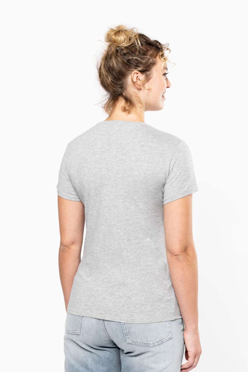 KA3015 LADIES' SHORT-SLEEVED V-NECK T-SHIRT