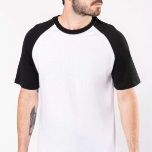 KA330 BASEBALL - SHORT-SLEEVED TWO-TONE T-SHIRT