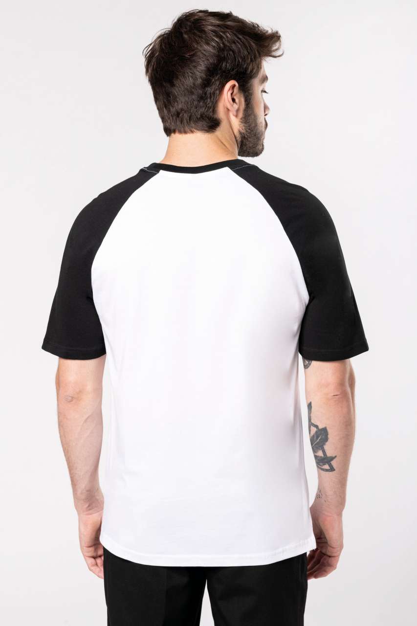 KA330 BASEBALL - SHORT-SLEEVED TWO-TONE T-SHIRT – Obrázok 2