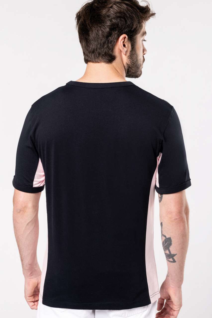 KA340 TIGER - SHORT-SLEEVED TWO-TONE T-SHIRT – Obrázok 2