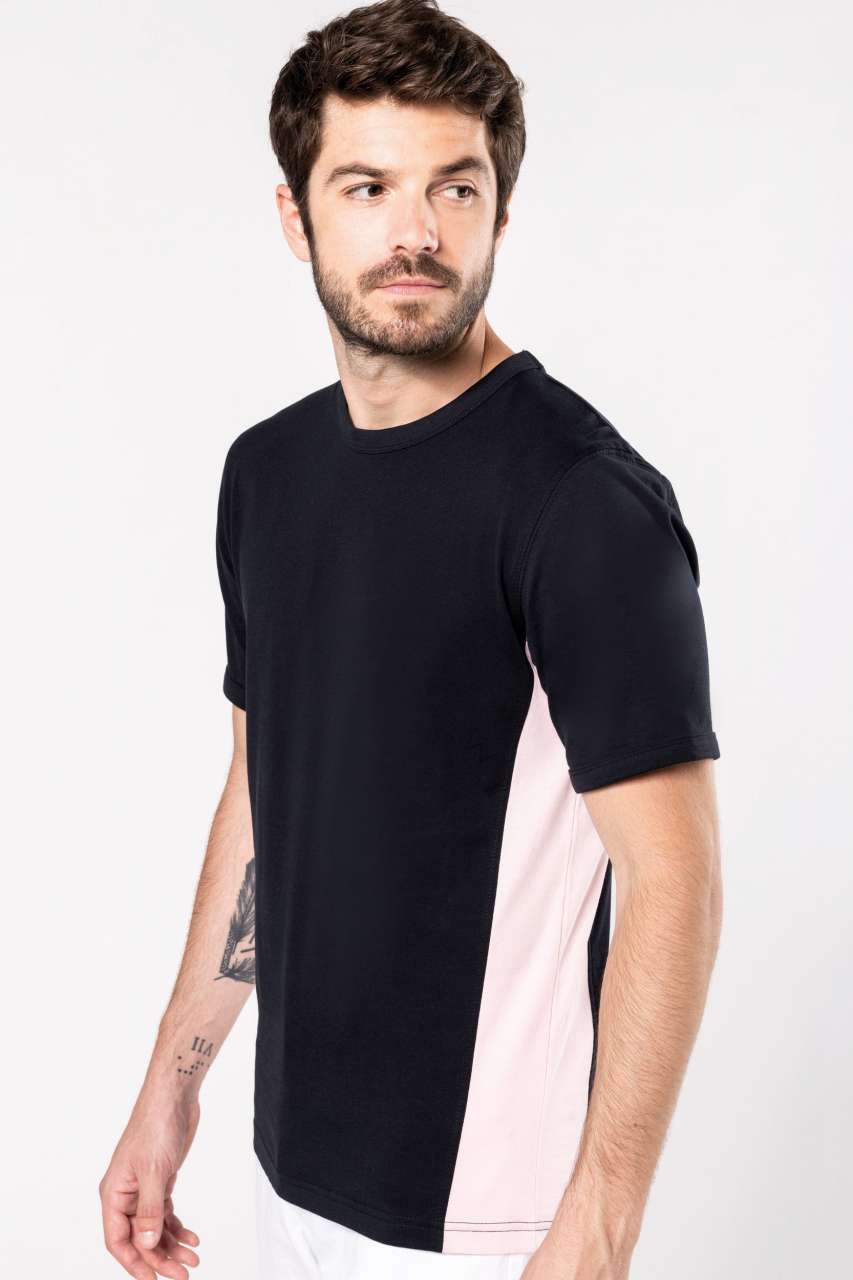 KA340 TIGER - SHORT-SLEEVED TWO-TONE T-SHIRT – Obrázok 3