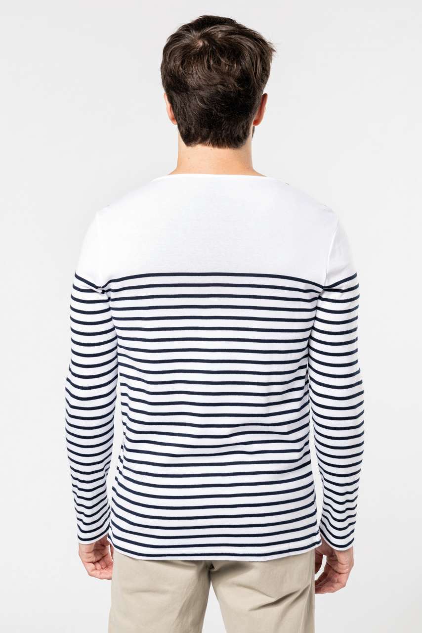 KA366 MEN’S LONG-SLEEVED BRETON STRIPE TOP – Obrázok 2