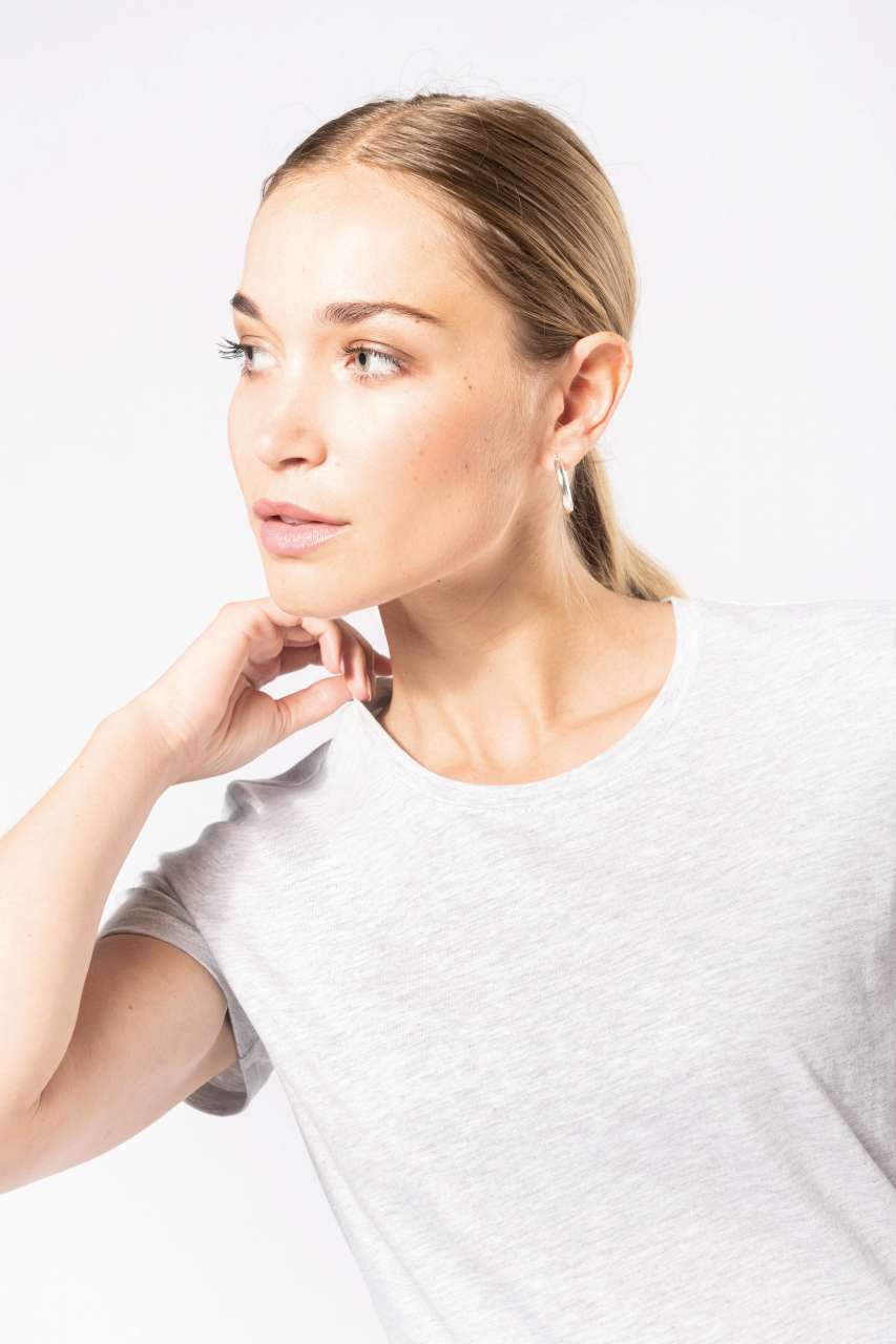 KA380 LADIES' SHORT SLEEVE CREW NECK T-SHIRT – Obrázok 4
