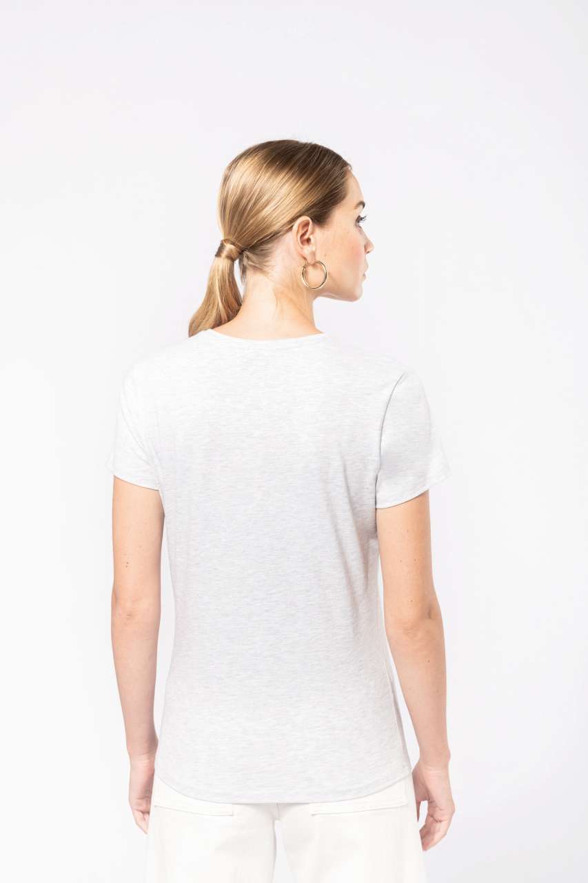 KA381 LADIES' SHORT-SLEEVED V-NECK T-SHIRT – Obrázok 5