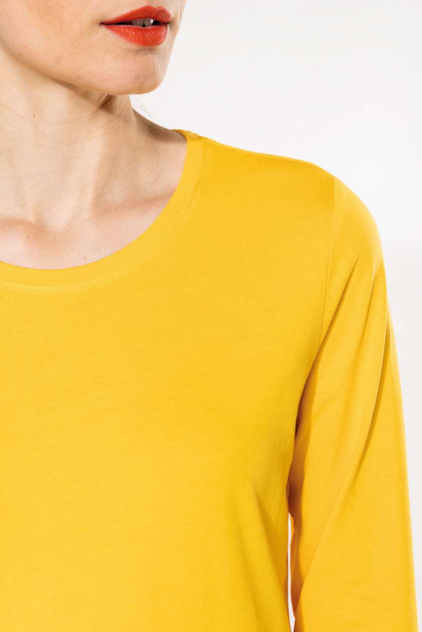 KA383 LADIES' LONG-SLEEVED CREW NECK T-SHIRT – Obrázok 3