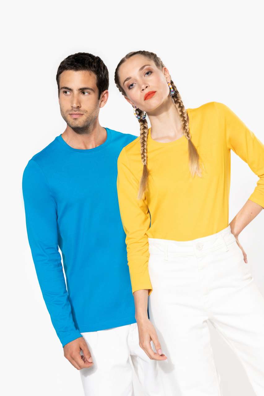 KA383 LADIES' LONG-SLEEVED CREW NECK T-SHIRT – Obrázok 6