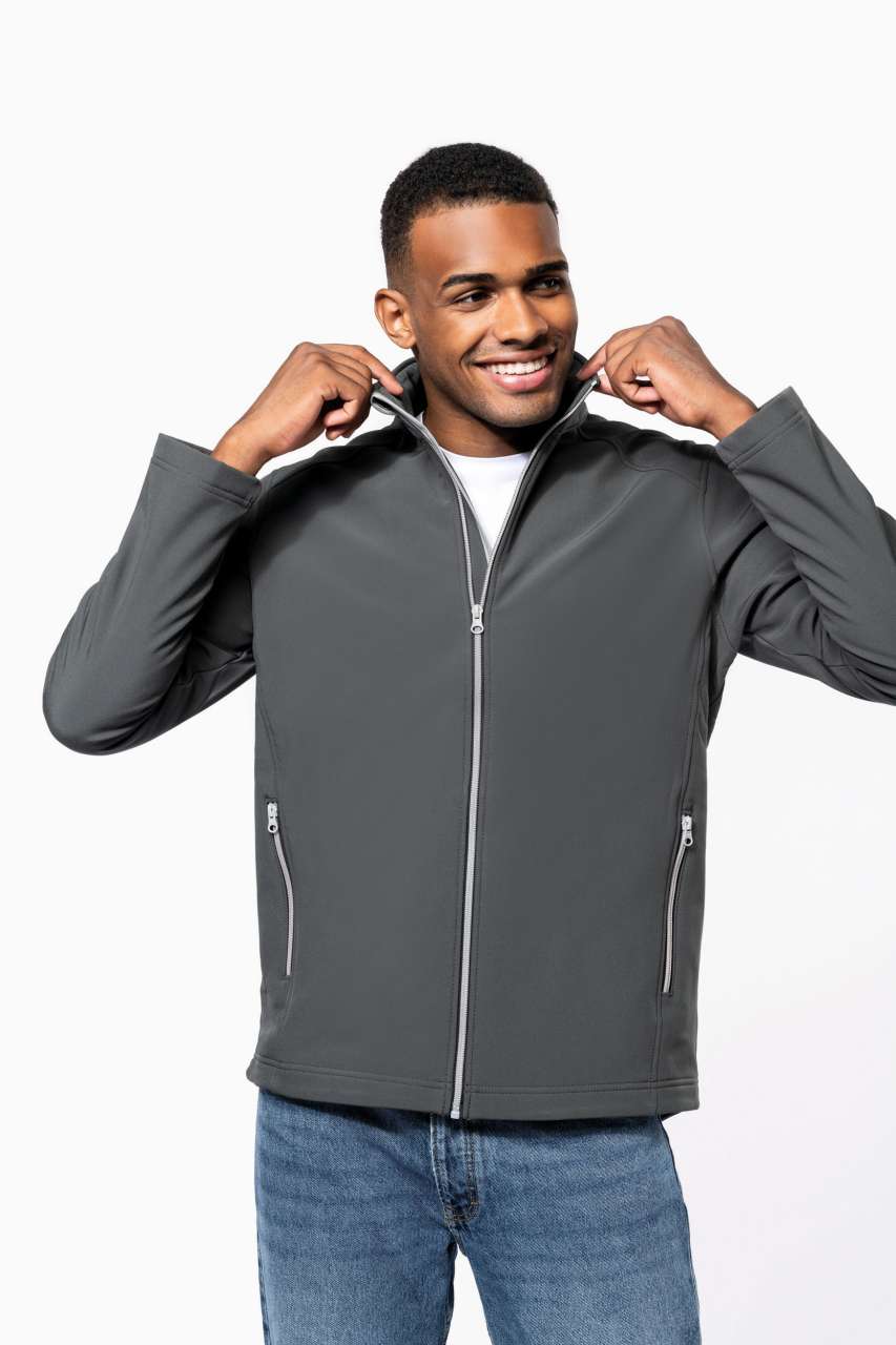 KA424 MEN’S 2-LAYER SOFTSHELL JACKET – Obrázok 5