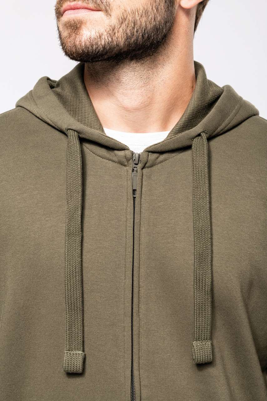 KA454 MEN'S FULL ZIP HOODED SWEATSHIRT – Obrázok 4