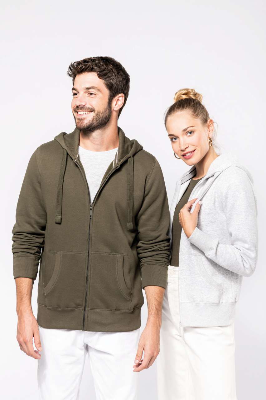 KA454 MEN'S FULL ZIP HOODED SWEATSHIRT – Obrázok 7