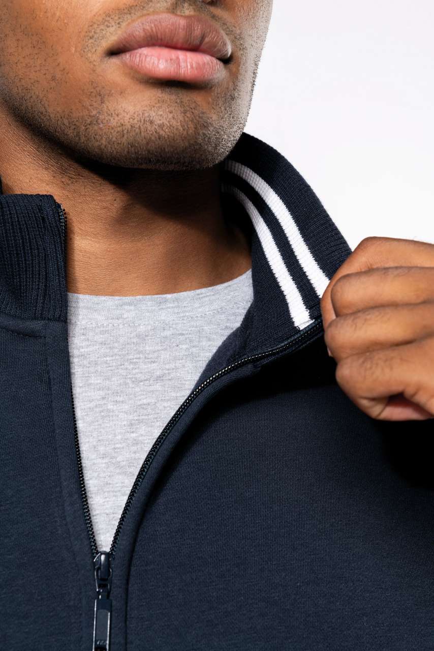 KA456 MEN'S FULL ZIP SWEAT JACKET – Obrázok 6