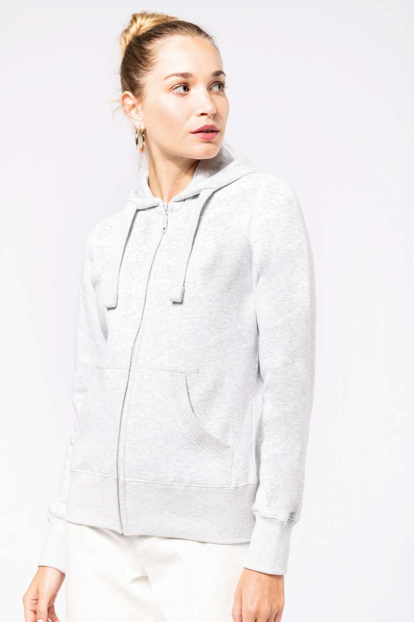 KA464 LADIES' FULL ZIP HOODED SWEATSHIRT – Obrázok 2
